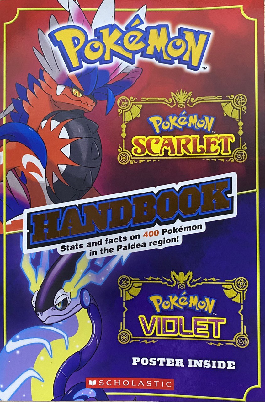 POKEMON SCARLET & VIOLET PALDEA REGION HANDBOOK (C: 0-1-0) (08/02/2023) SCHOLASTIC INC.