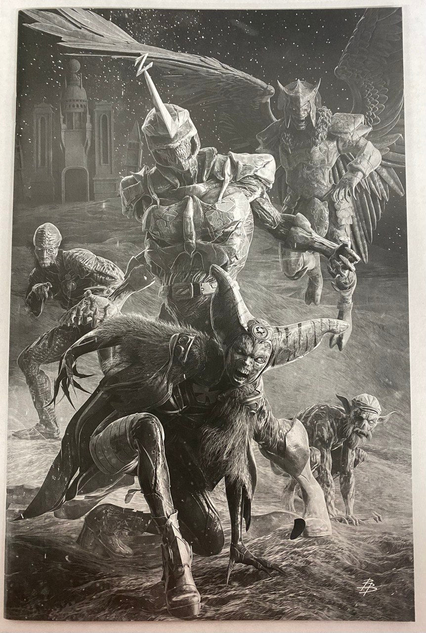 Mighty Morphin Power Rangers MMPR Darkest Hour #1 G 1:5 Bjorn Barends Variant (07/31/2024) Boom