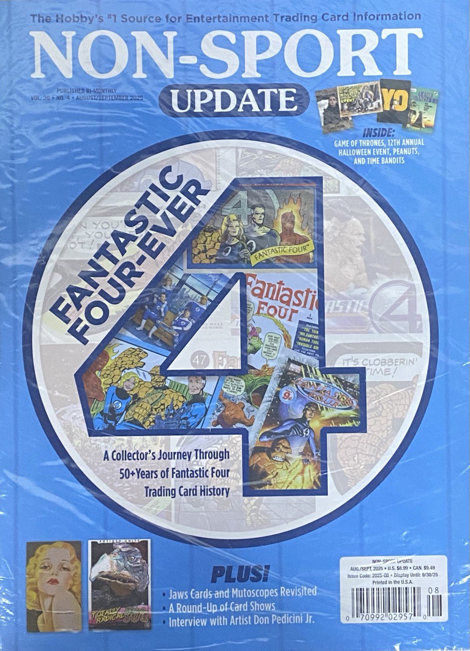 NON SPORT UPDATE VOL 36 #4 AUG/SEP 25 (08/06/2025) NON-SPORT UPDATE