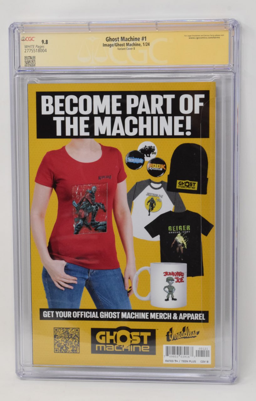 Ghost Machine (One Shot) B Gary Frank Foil Variant SIGNED Geoff Johns (01/24/2024) Image