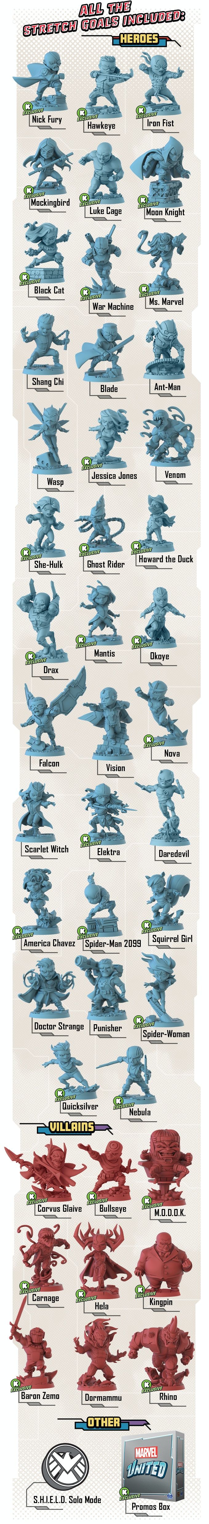 Marvel United: Kickstarter Exclusive Promo Box