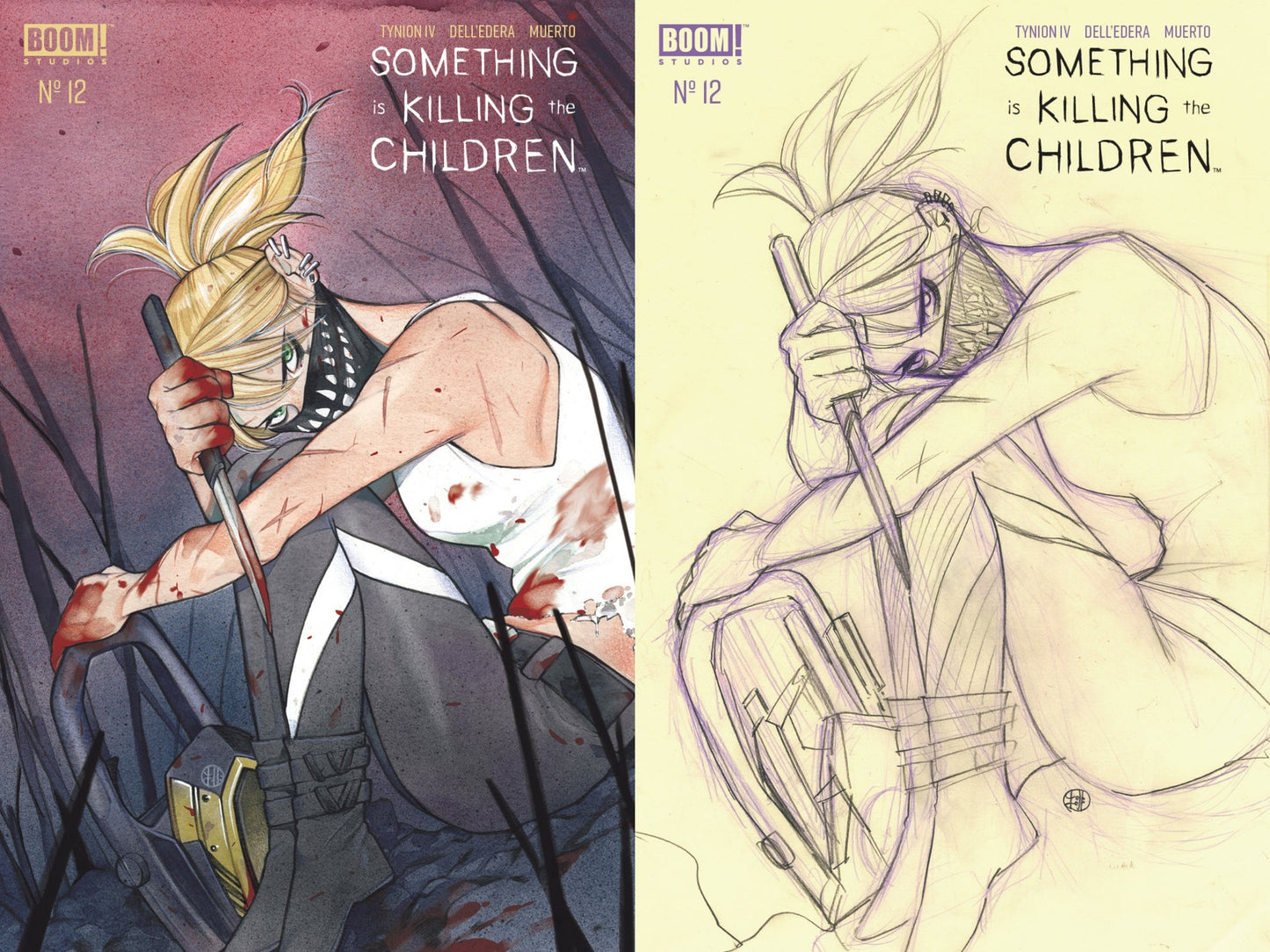 SOMETHING IS KILLING CHILDREN #12 SSCO PEACH MOMOKO TRADE DRESS & PENCIL TRADE DRESS VARIANT SET 2020