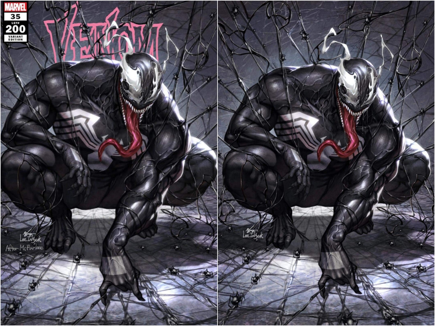 VENOM #35 SSCO INHYUK LEE SPIDER-MAN #1 HOMAGE VARIANT 2021