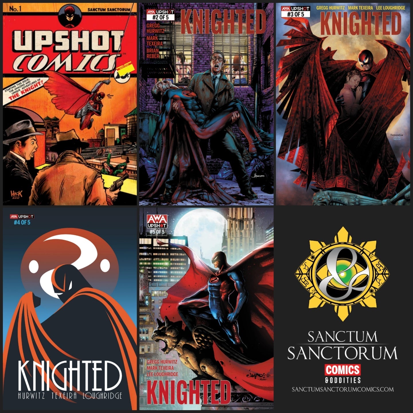 KNIGHTED #1-#5 SSCO HOMAGE VARIANT SET 2022