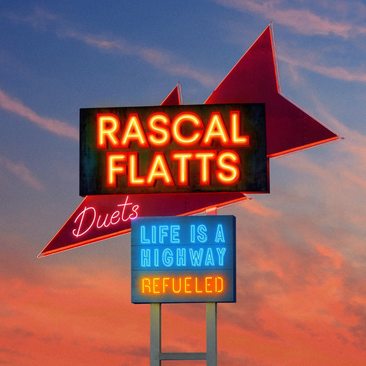 Life Is A Highway: Refueled Duets (Blue Vinyl) (Vinyl) - Golden Apple Comics