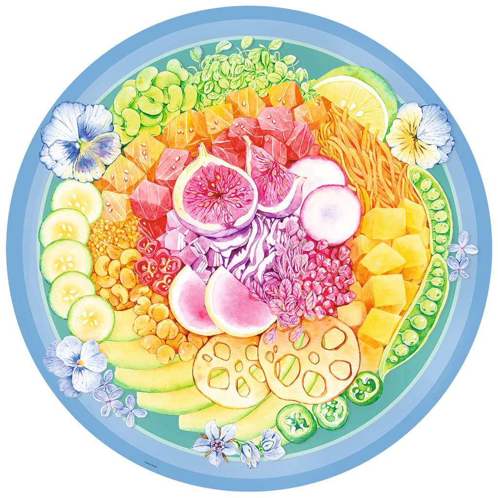 Circle of Colors: Poke Bowl 500 Piece Puzzle