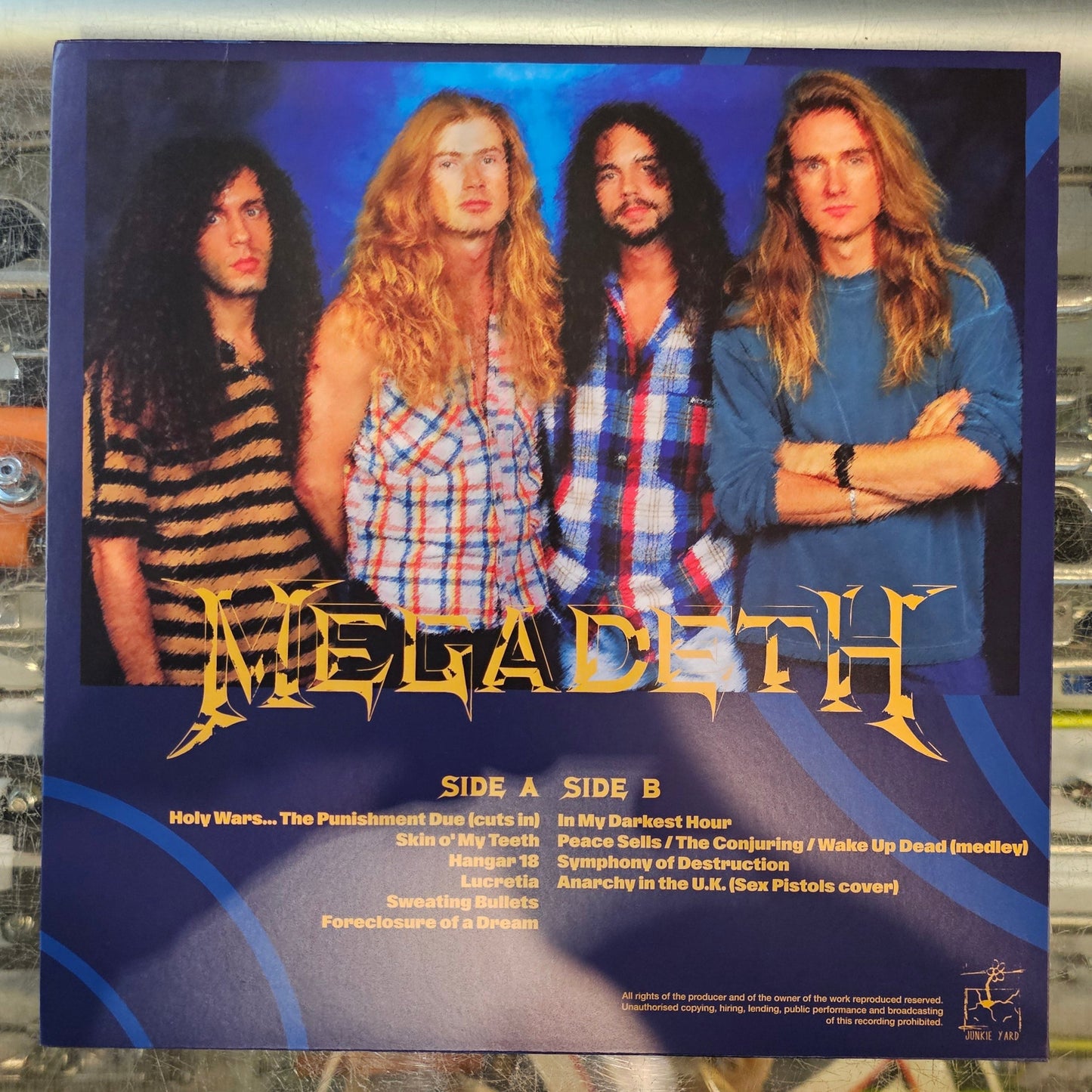 Megadeth - MONSTERS OF ROCK 9/12/1992 Vinyl LP Record *UNOFFICIAL RELEASE*