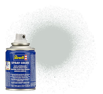 Revell 34371 100ml Acrylic Light Grey Silk Spray (2/Bx)