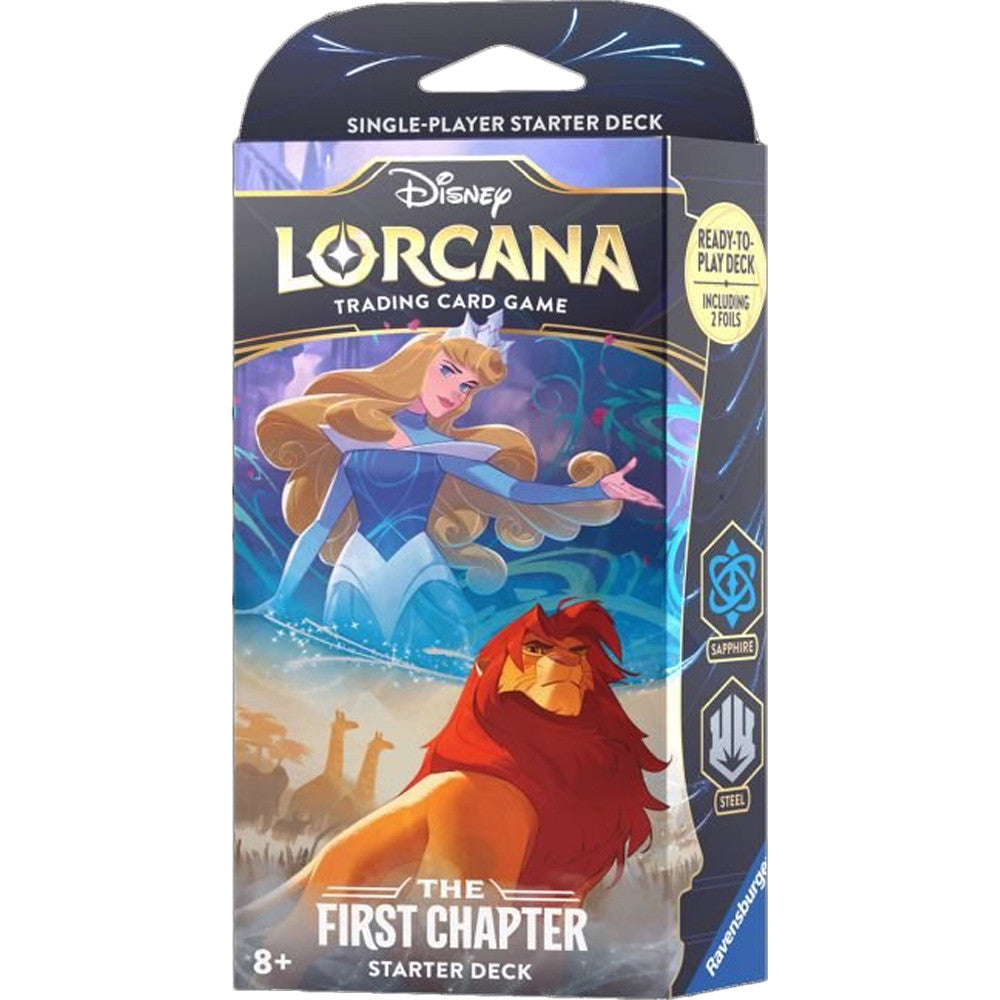 Disney Lorcana: The First Chapter Starter - Aurora and Simba (Sapphire/Steel deck) - Golden Apple Comics