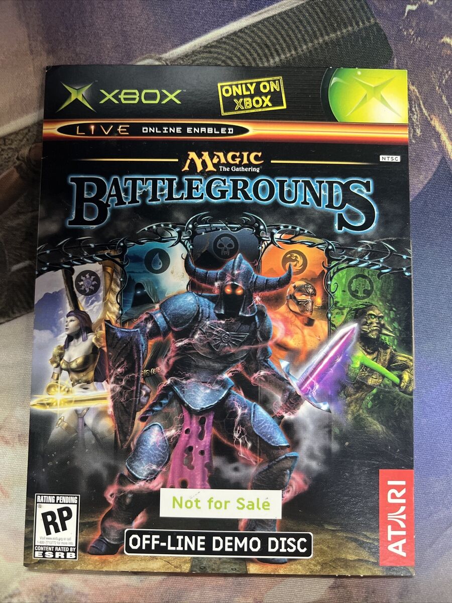 Magic the Gathering Battlegrounds Not for Sales Off-Line Demo Disc (Xbox)