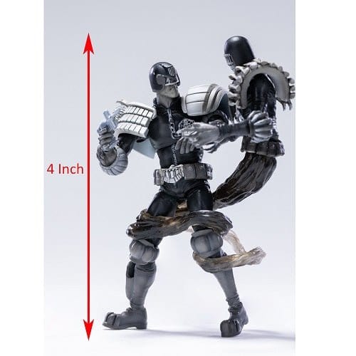 SDCC 2022 Judge Dredd VS Judge Death Black & White 1/18 Scale Figure 2 Pack