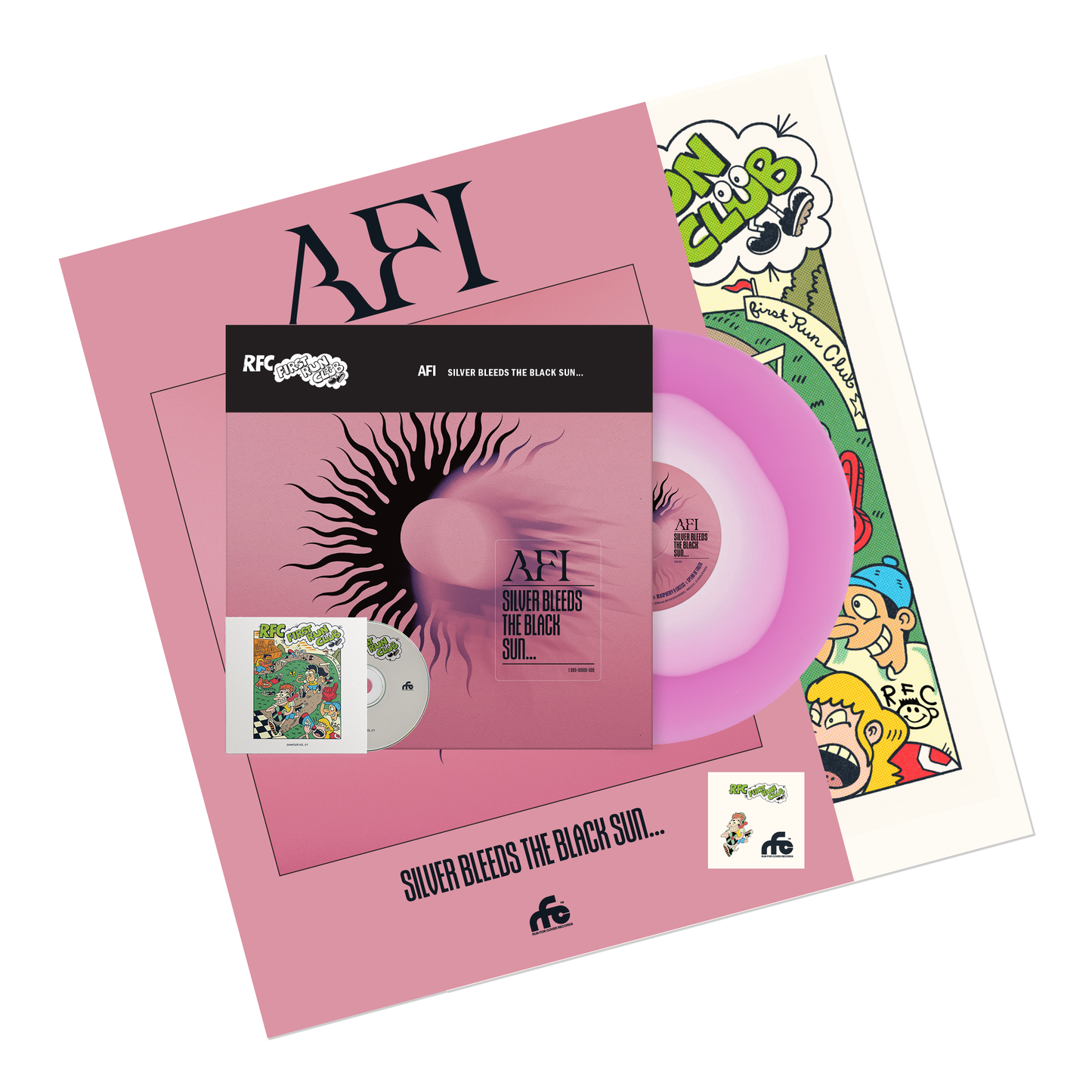 Silver Bleeds the Black Sun... (White & Violet) (Vinyl)
