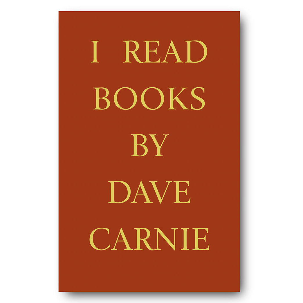 Strangelove Skateboards Dave Carnie - I Love Books - Zine - Bookmark