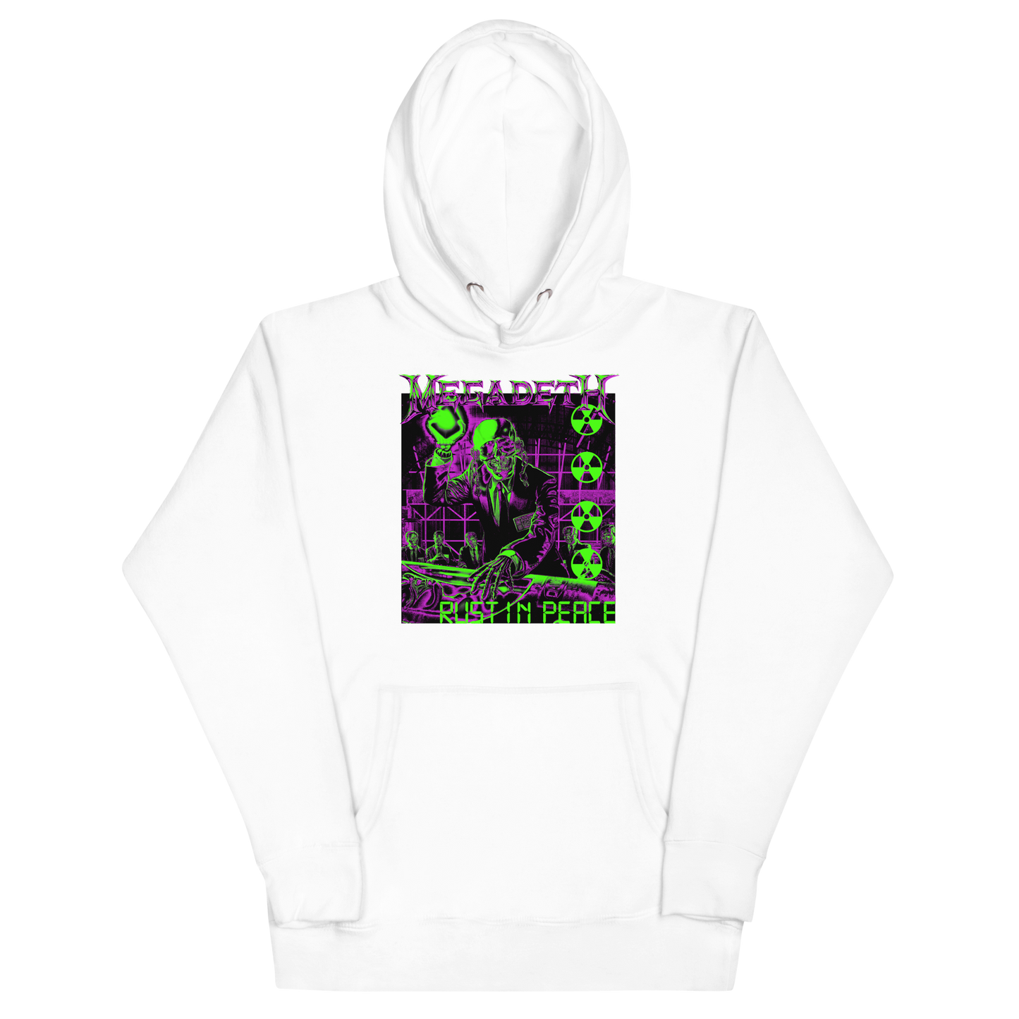 Megadeth Neon Rust in Peace Classic Hoodie ()