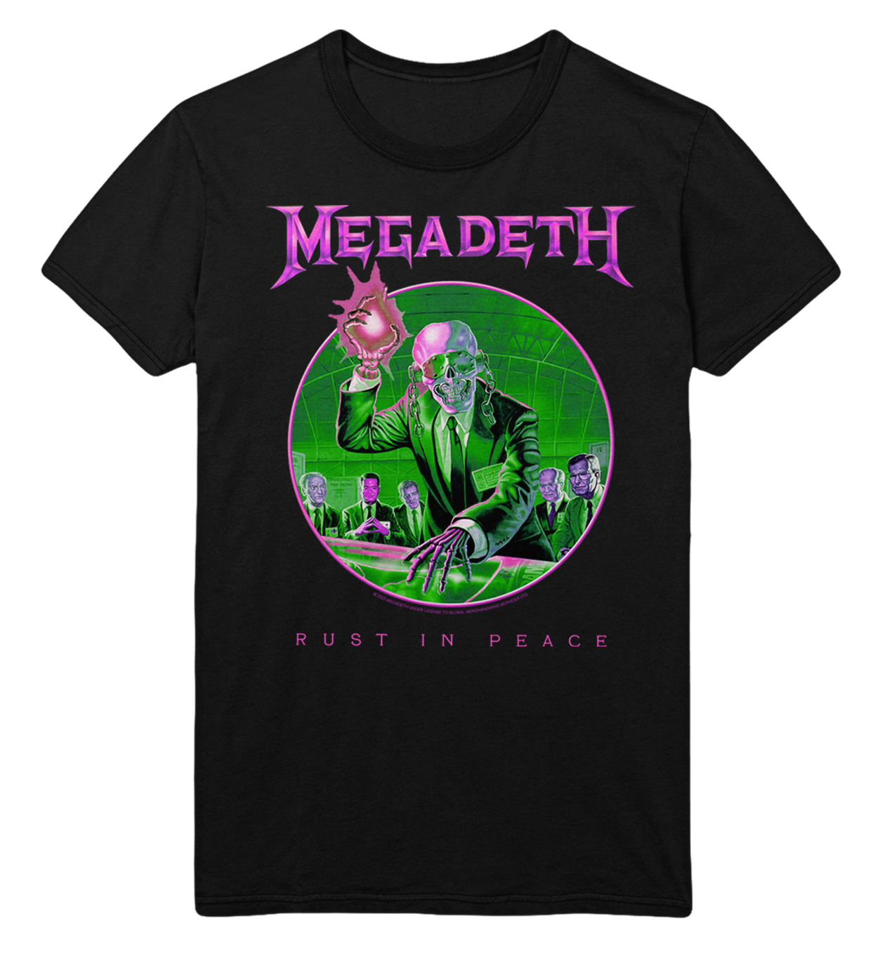 Megadeth Purple Rust Jumbo Print T-Shirt ()