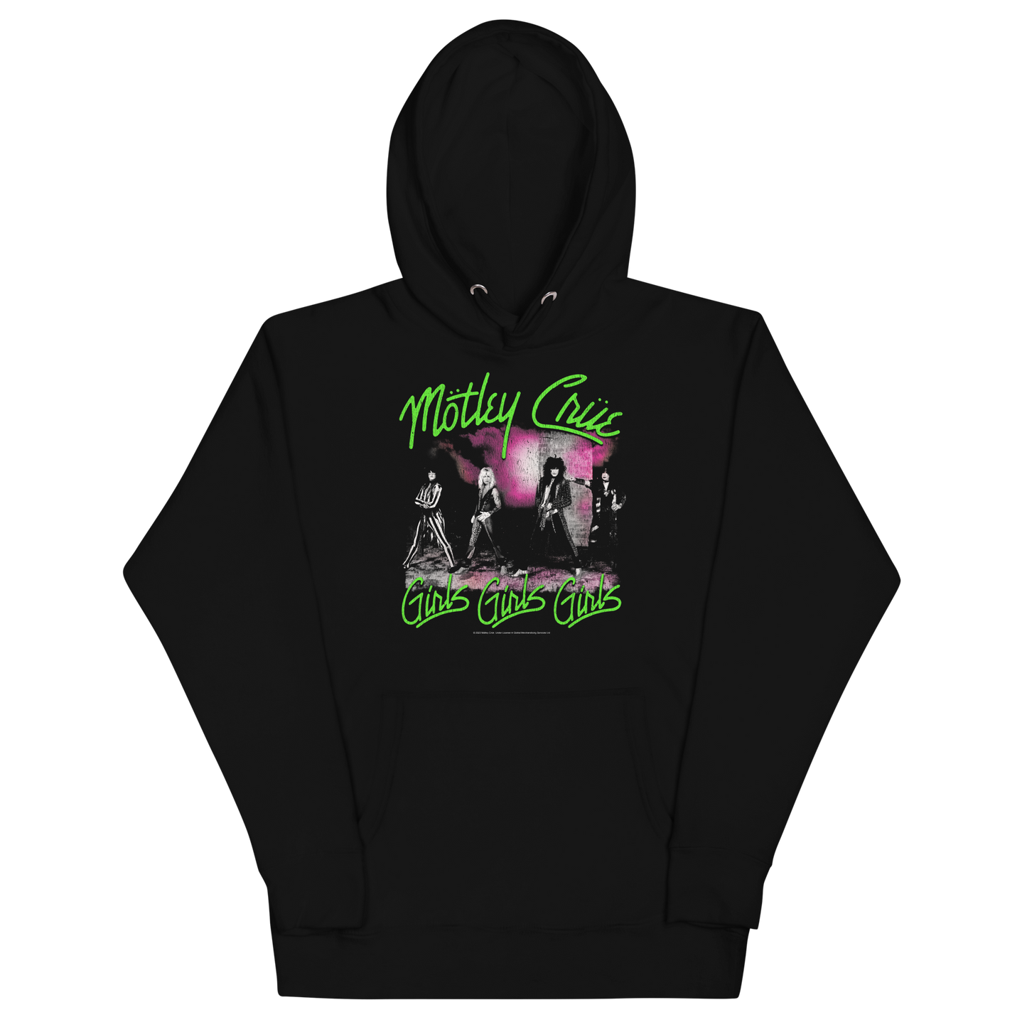 Motley Crue Green Girls Classic Hoodie ()