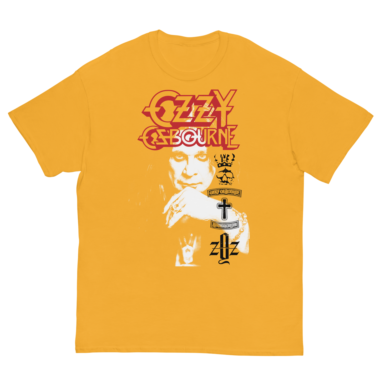 Ozzy Osbourne Holy Trinity Jumbo Print T-Shirt ()