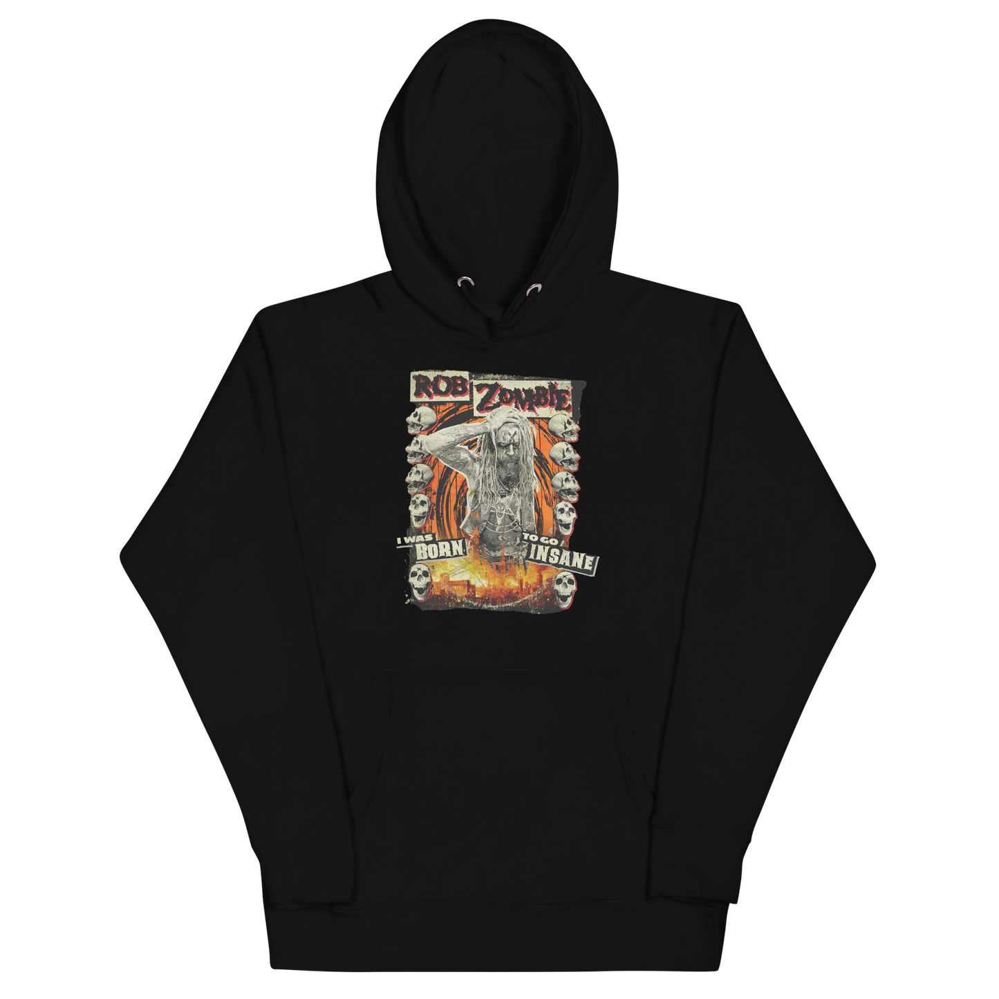 Rob Zombie Born Insane Classic Hoodie ()