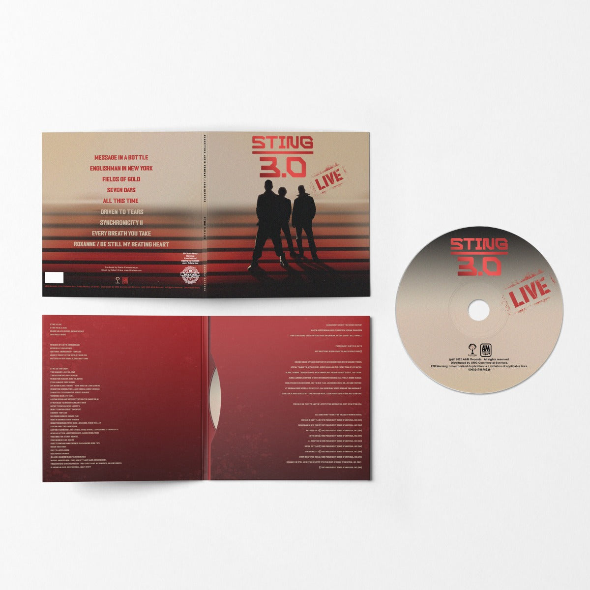 Sting 3.0 Live (CD)