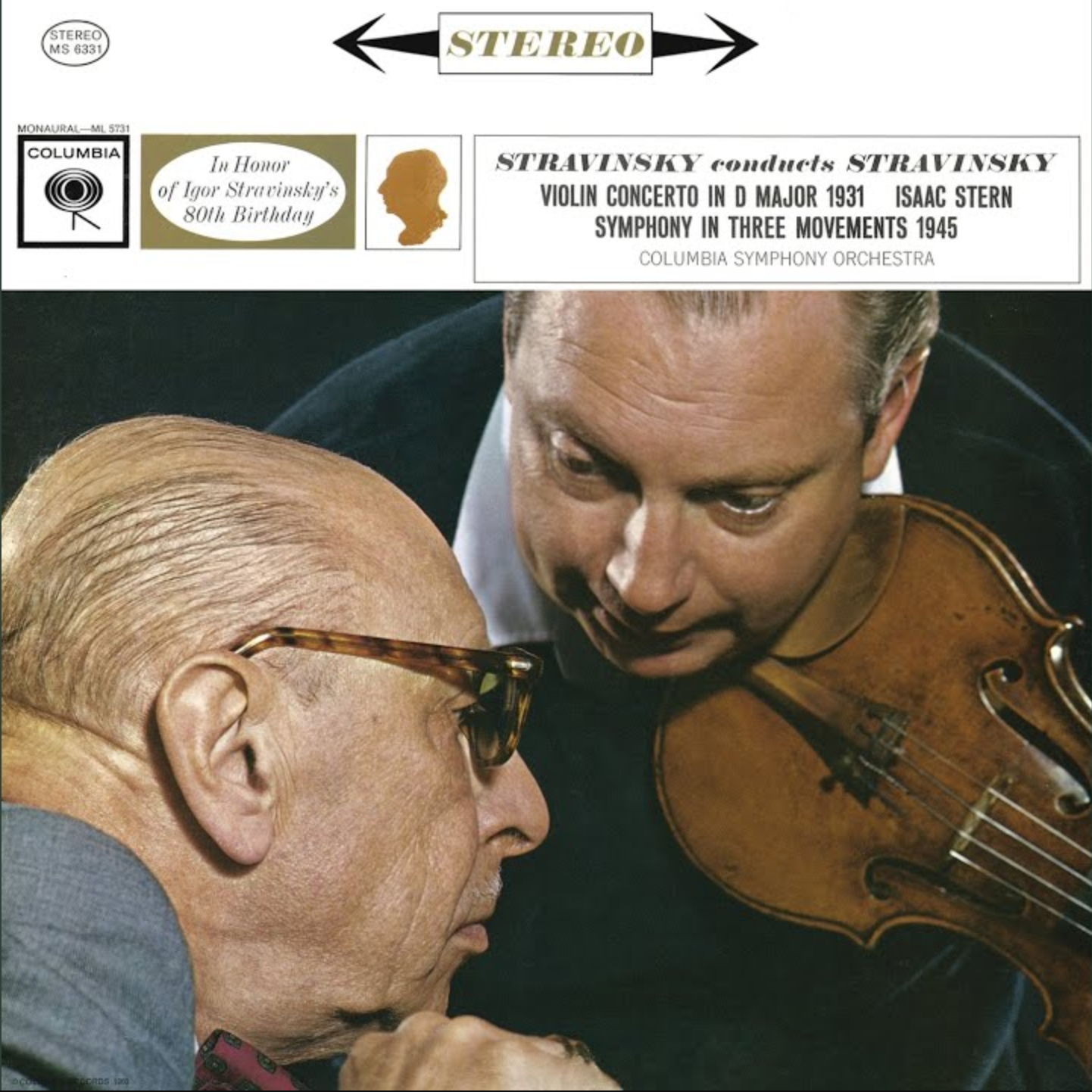 Stravinsky Conducts Stravinsky (Violin Concerto In D Major 1931 Symphony In Three Movements 1945) (Vinyl)