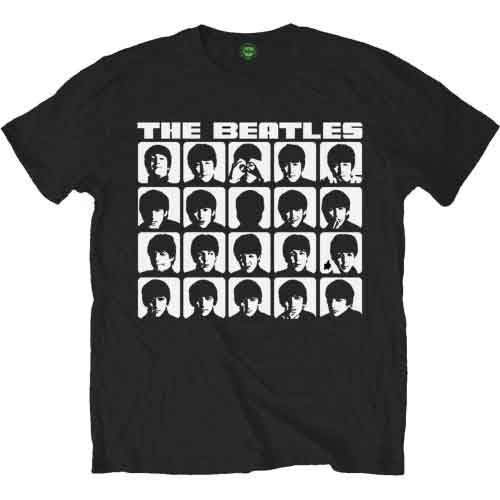 Hard Days Night Faces Mono (T-Shirt)