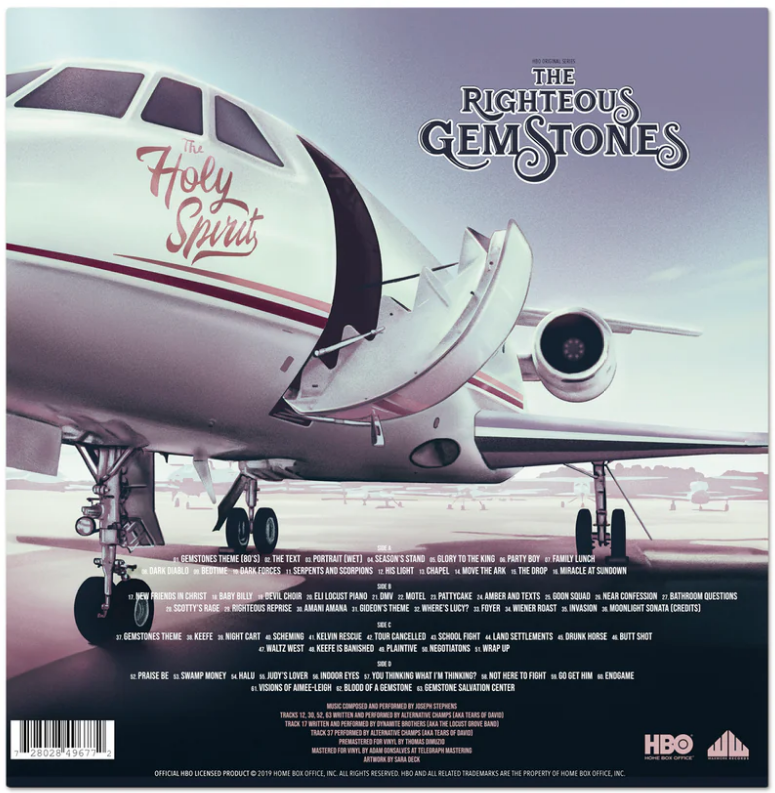 The Righteous Gemstone Season 1 Original Series Soundtrack Music (2LP Gold/White, plus 7" & booklet) (Vinyl)