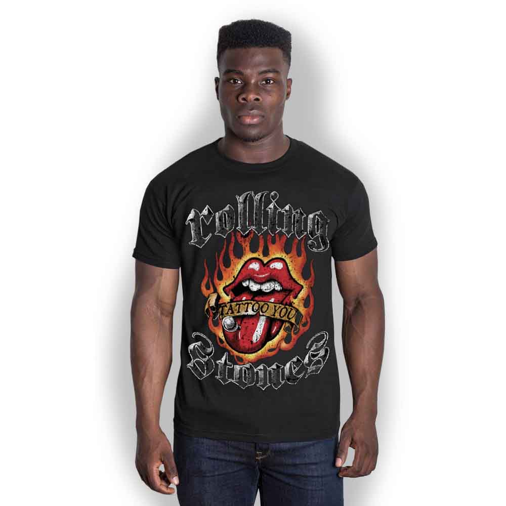 Flaming Tattoo Tongue (T-Shirt)