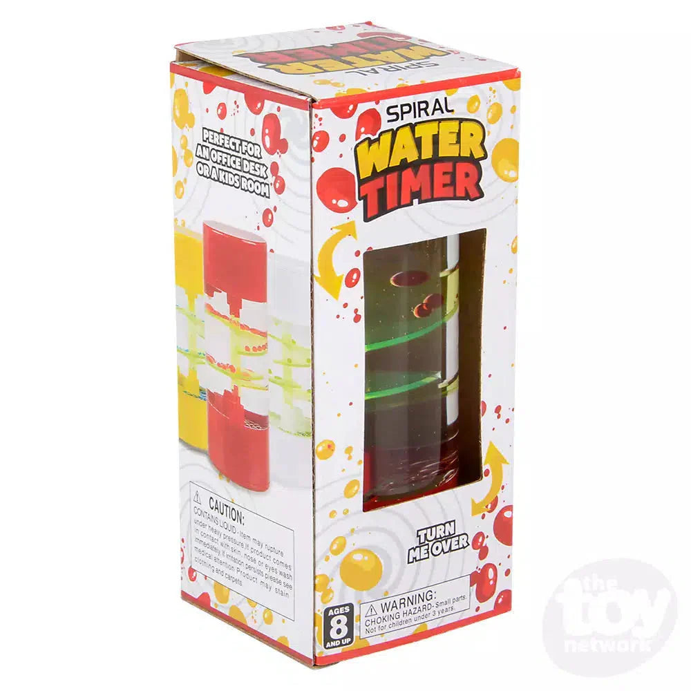 5" Water Spiral Timer Assorted Colors