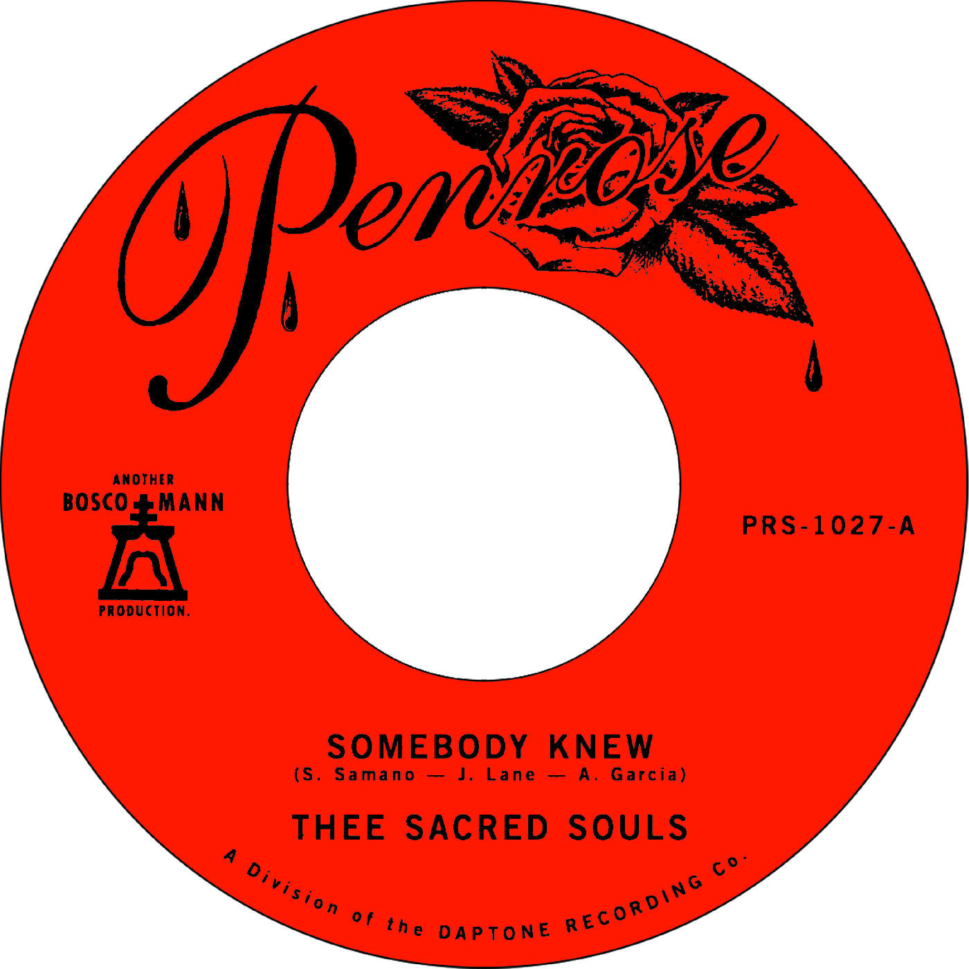 Somebody Knew B/W We Don'T Have To Be Alone (Vinyl)