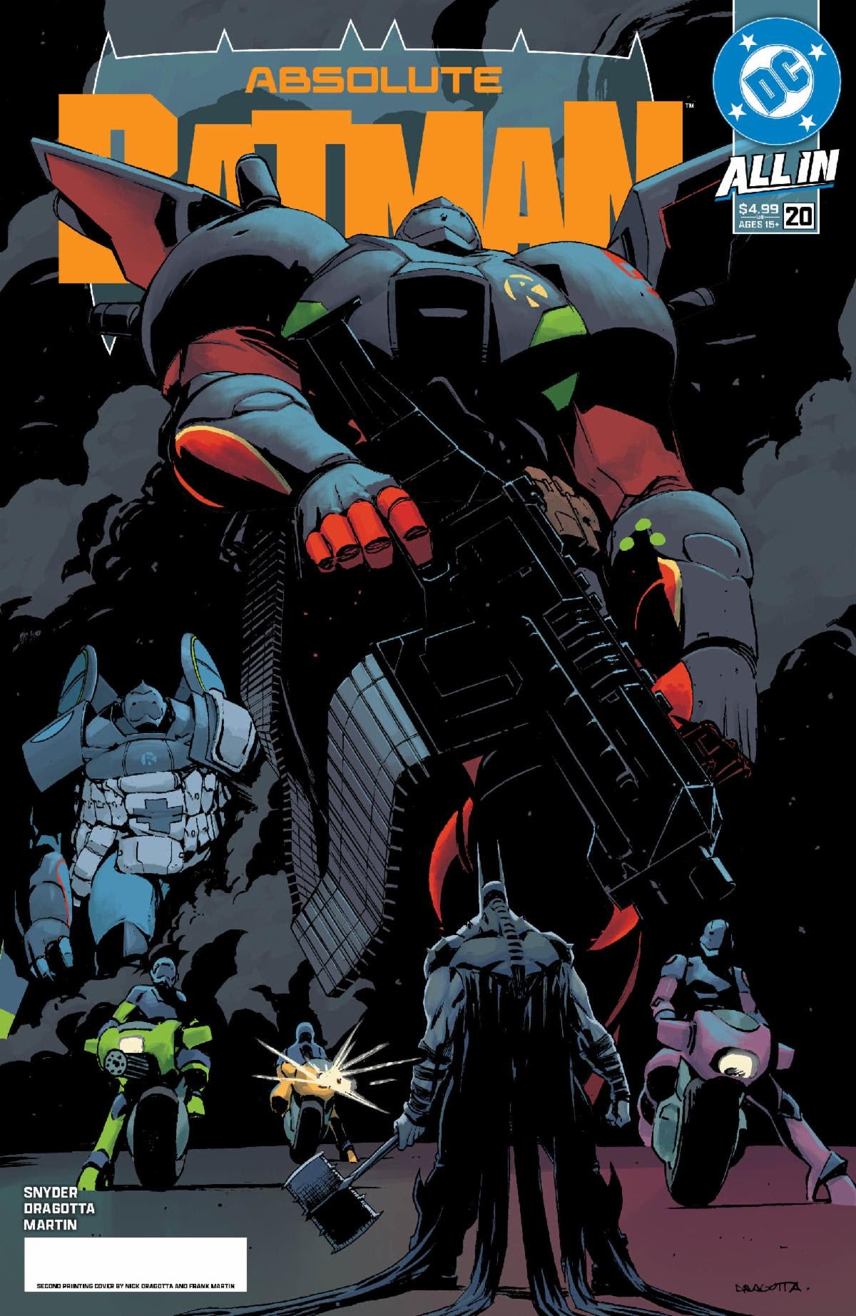 Absolute Batman #20 2nd Print A Nick Dragotta (07/01/2026) Dc