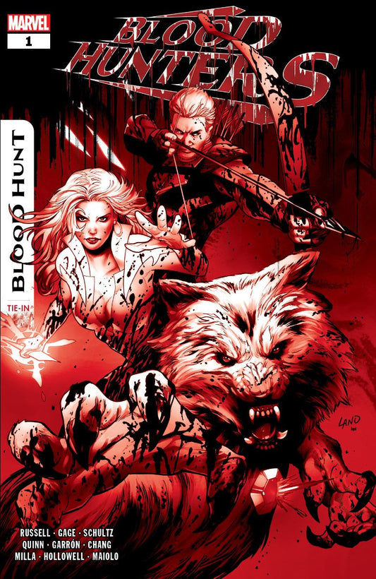Blood Hunters #1 2nd Print Greg Land Blood Splatter Variant (06/19/2024) Marvel