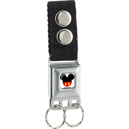 Keychain - Mickey Mouse Head w Body Fill Full Color White Black Red Yellow