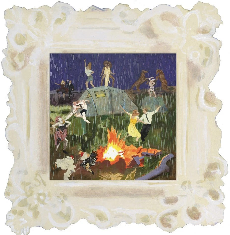 Let's Go Dancing: Said The Falling Rain To The Open Flame (Limited Edition, Translucent Orange Colored Vinyl) (Vinyl)