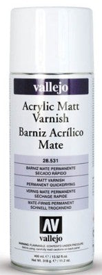 Vallejo 28531 400ml Acrylic Matt Varnish Spray