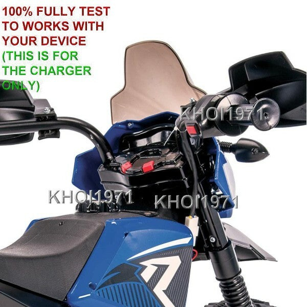 AC Charger Adapter for 17048P Huffy R1 Motorcycle Ride-On Training Wheel