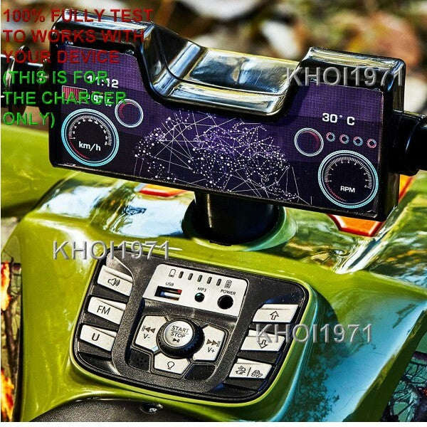 AC Wall Charger Adapter for 12V Battery Huffy Renegade ATV 4x4 Ride-On