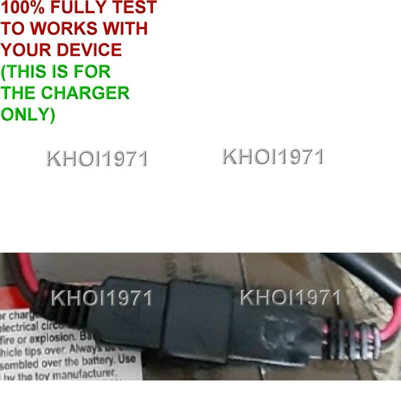 AC Wall Charger Adapter for Kid Trax Teenage Mutant Ninja Turtle Quad KT1234WM