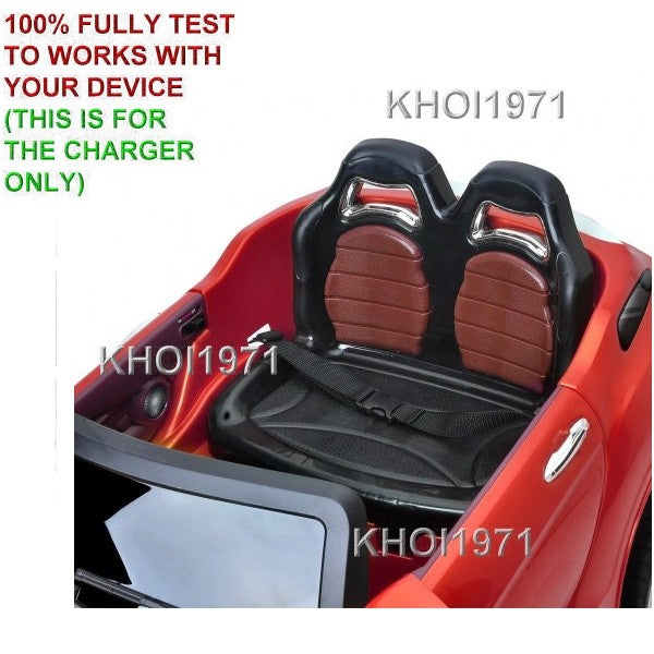 AC Wall Charger Adapter for Kids Ride-On Car with Remote Control, Red TY564944