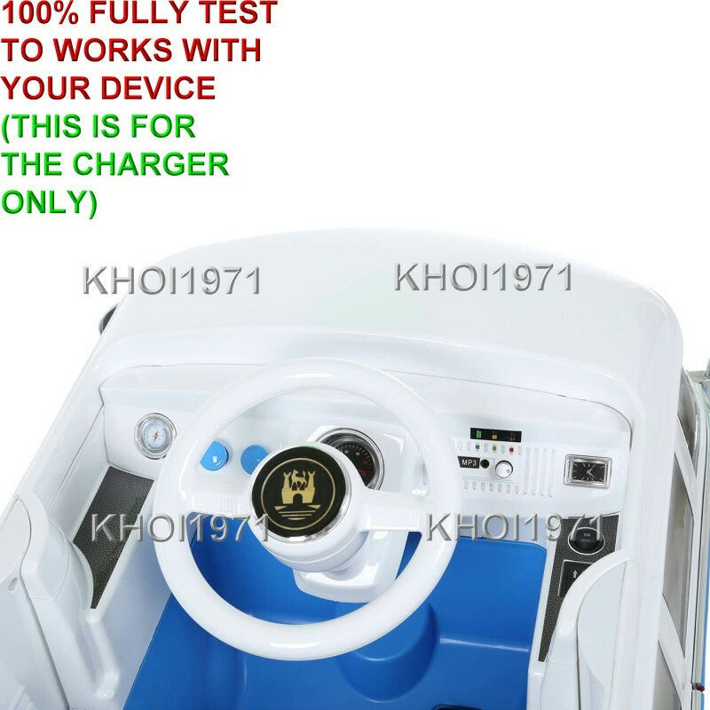 AC Wall Charger Adapter for Volkswagen VW Type 2 Bus 6V Ride-On Battery