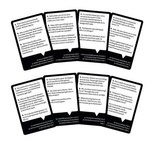 Who Says? Card Game Rick and Morty Edition - Golden Apple Comics