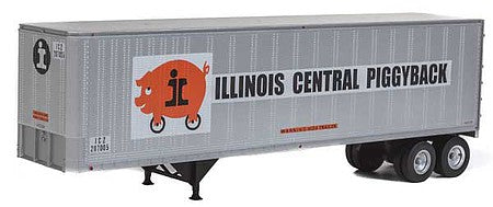 Walthers SceneMaster 949-2506 HO Scale 40' Trailer 2-Pack- llinois Central - Golden Apple Comics