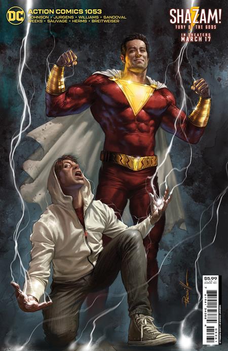 Superman Action Comics #1053 D Lucio Parrillo Shazam Fury Of The Gods Movie Variant Dc (03/28/2023) Dc