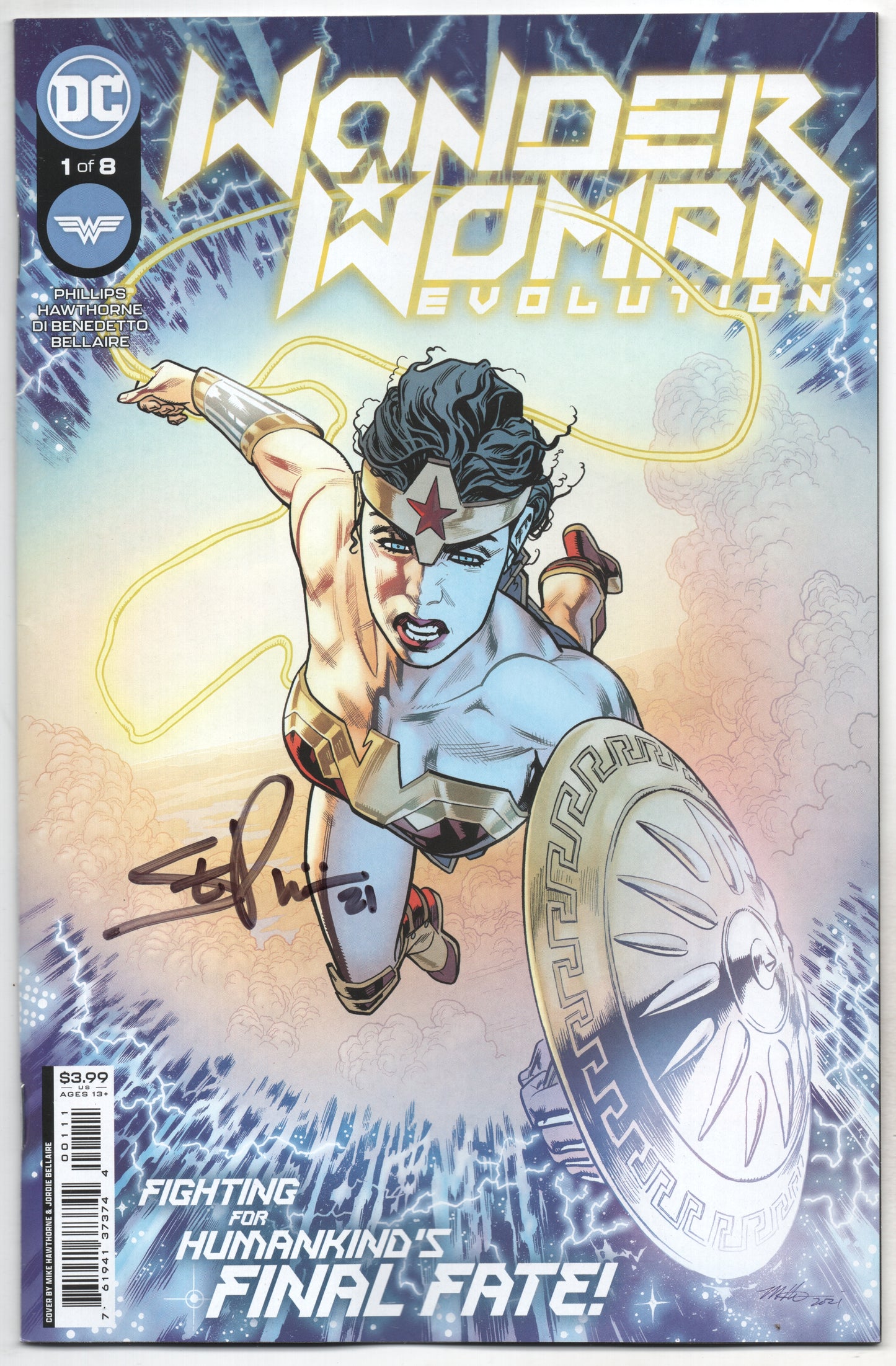 Wonder Woman Evolution #1 (Of 8) A Stephanie Phillips SIGNED (11/16/2021) Dc - Golden Apple Comics
