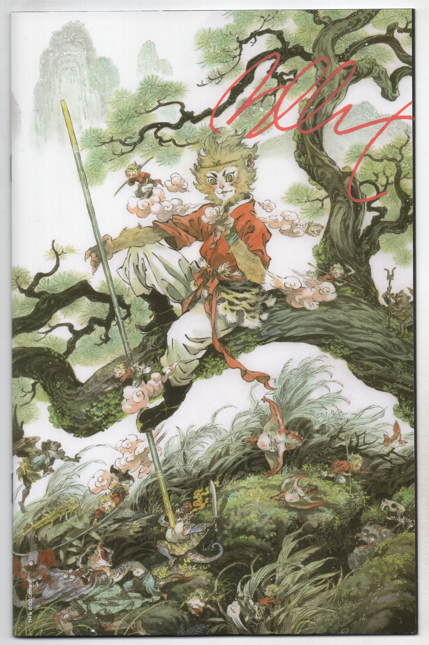 Monkey Prince #1 (Of 12) C Team Zao Dao Card Stock Variant Bernard Chang SIGNED (02/01/2022) Dc