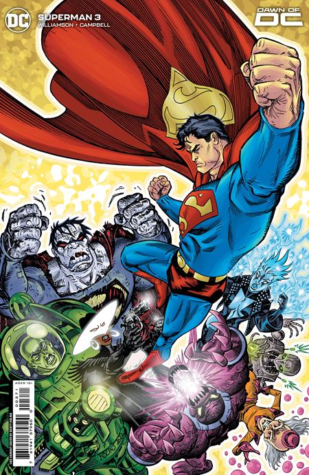 Superman #3 H 1:50 Scott Kolins Card Stock Variant (04/18/2023) Dc - Golden Apple Comics