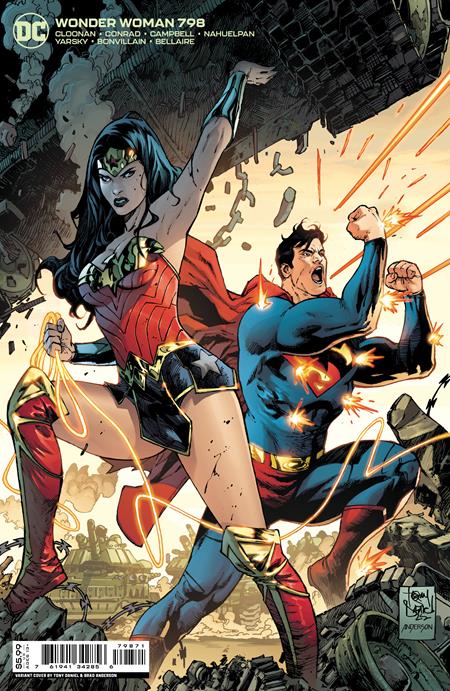 Wonder Woman #798 D Tony Daniel Superman Card Stock Variant (Revenge Of The Gods) (04/18/2023) Dc - Golden Apple Comics