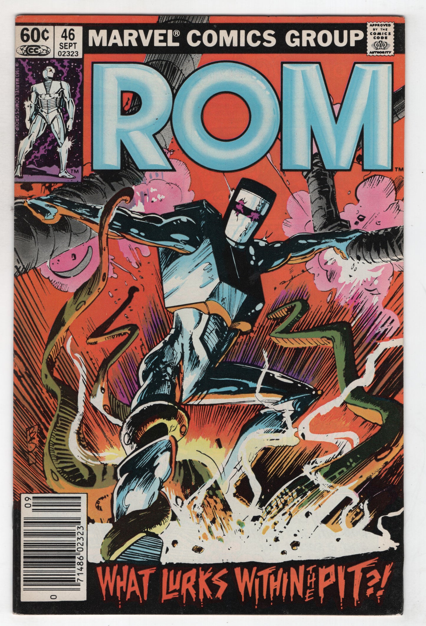 ROM Spaceknight 46 Marvel 1983 VF Bill Sienkiewicz Darkstar