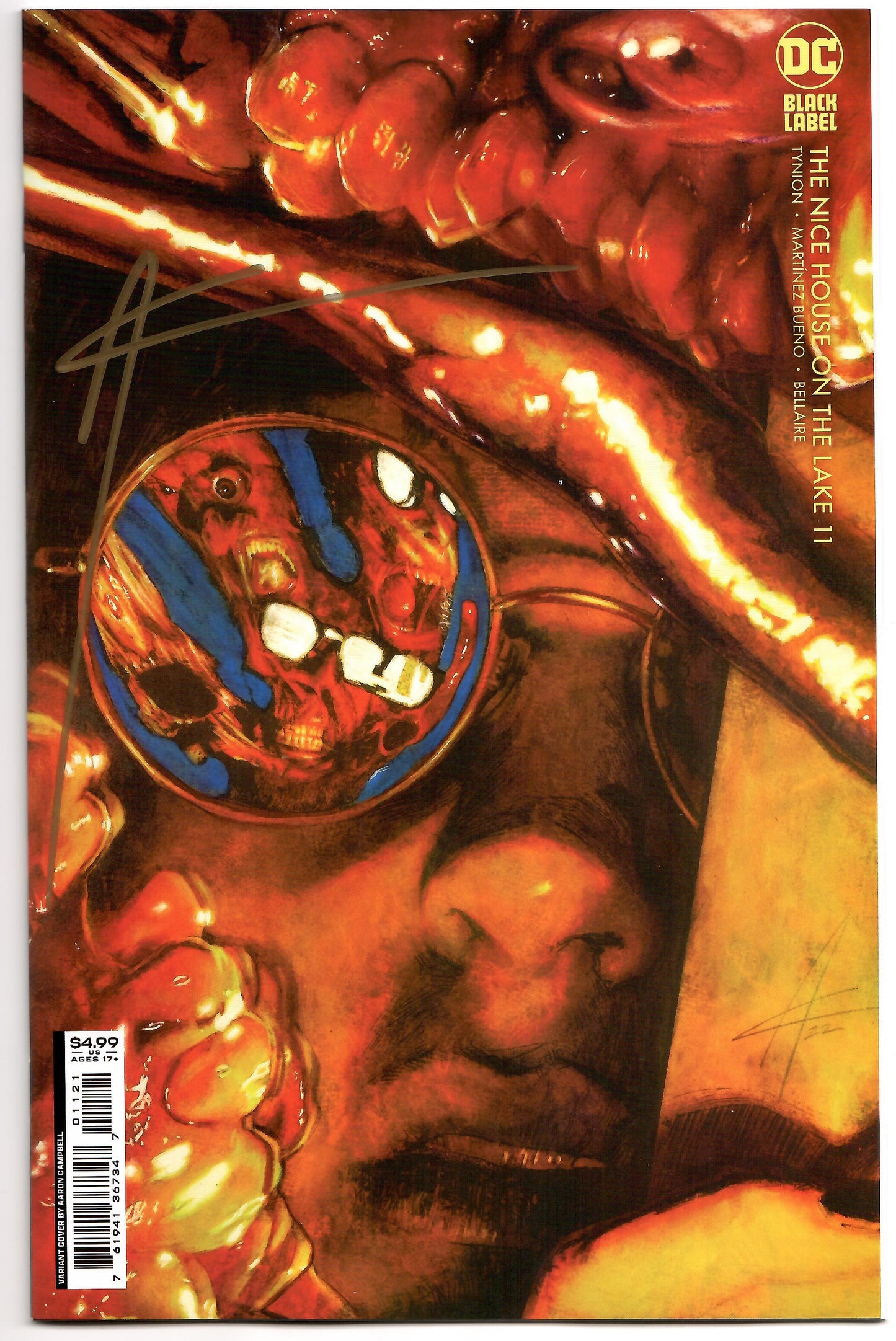 Nice House On The Lake #11 (Of 12) B Aaron Campbell SIGNED Variant (Mr) (11/08/2022) Dc