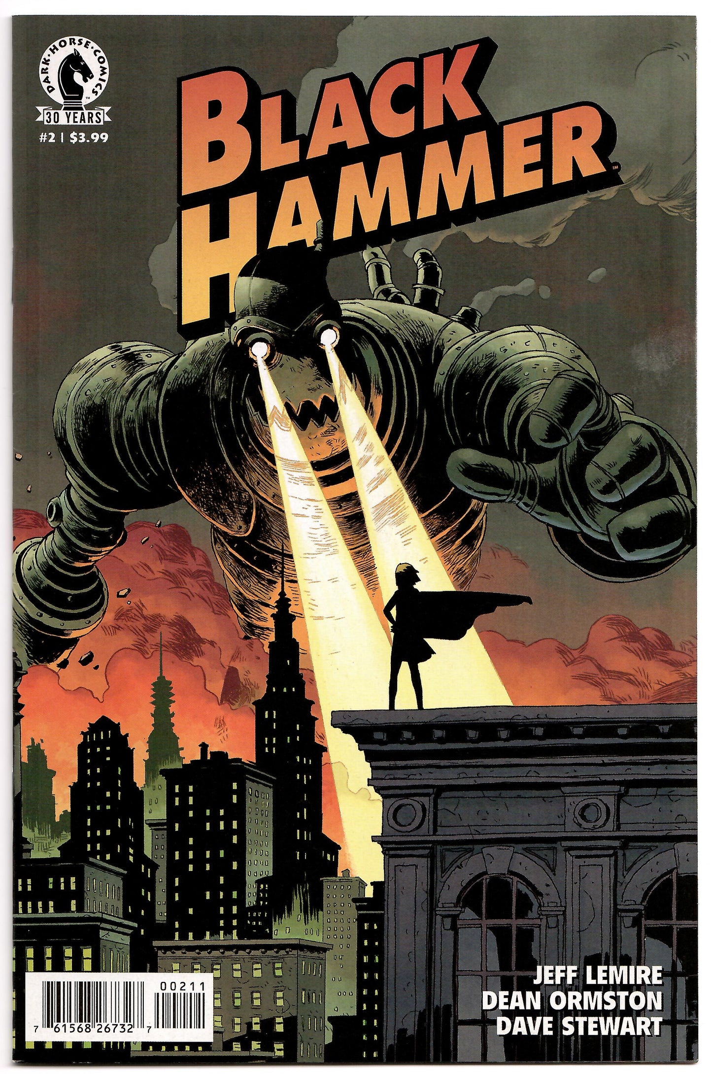 BLACK HAMMER #2 A Dark Horse 2016 Dean Ormston Jeff Lemire