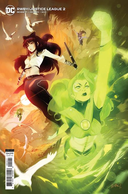 Rwby Justice League #2 (Of 7) B Simone Di Meo Card Stock Variant (05/25/2021) Dc - Golden Apple Comics